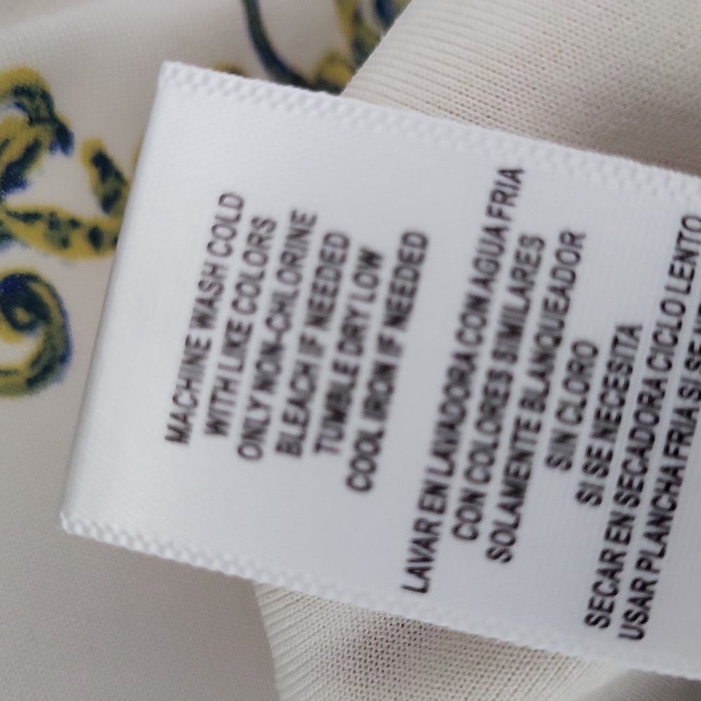 Julian Taylor Yellow & White A-line Midi Dress Size 12 - Picture 10 of 11